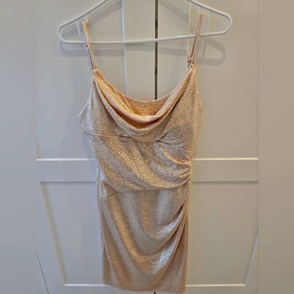 Size 4, Gold, Morgan & Co purchased at David's Bridal
